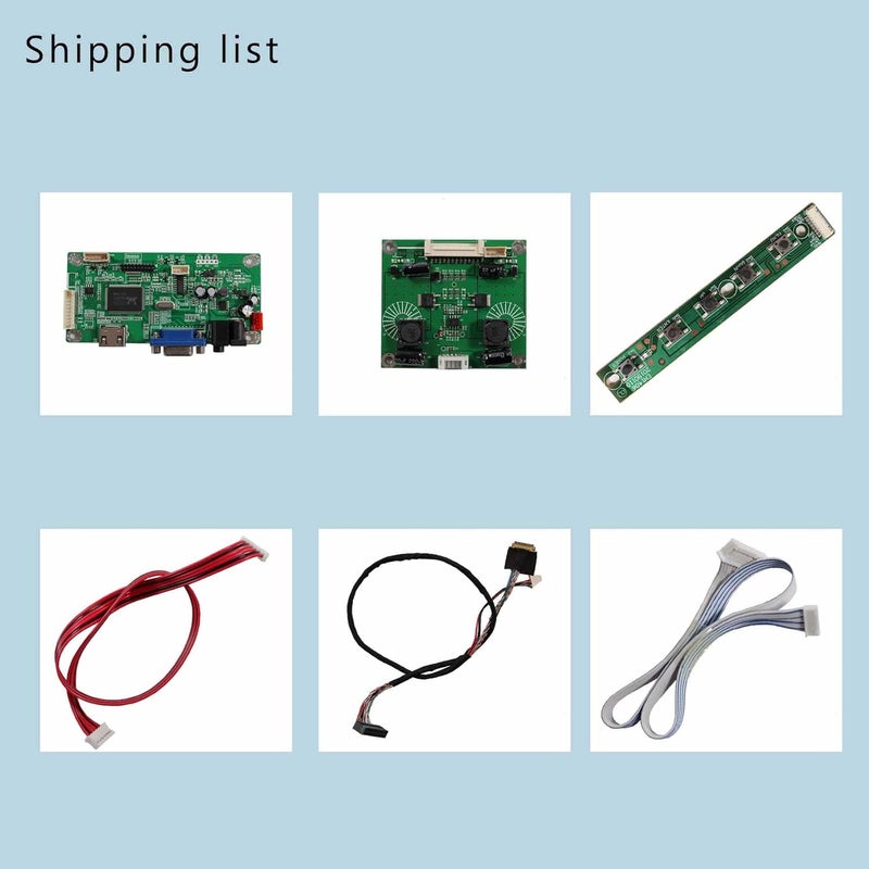 VSDISPLAY VGA Controller Board eDP for 27" 2560x1440 2K LM270WQ1-SDE3 36 pin WLED LCD Screen - Image 3
